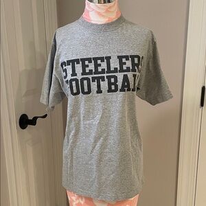 Reebok Gray Steelers Football Tee